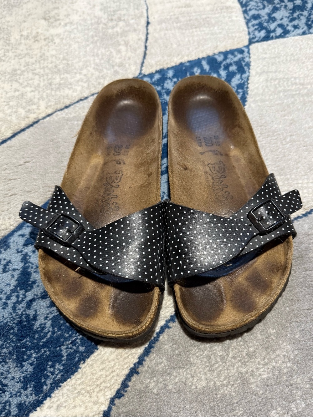 Women’s polka dot Birkenstocks